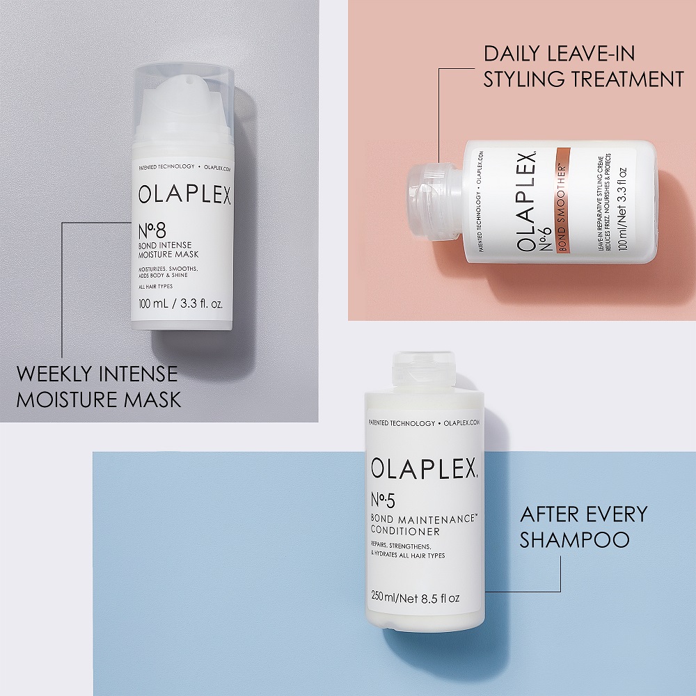 Feuchtigkeitsvergleich-Olaplex