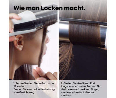 L'Oréal Pro Steampod Dampfglätteisen 4 All-in-One Stylingtool Glacial Utopia Edition inkl. Glättungsserum (19010461) L'Oréal Pro Steampod Dampfglätteisen 4 All-in-One Stylingtool Glacial Utopia Edition inkl. Glättungsserum